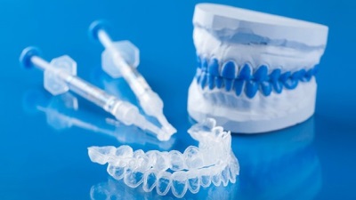 At home whitening